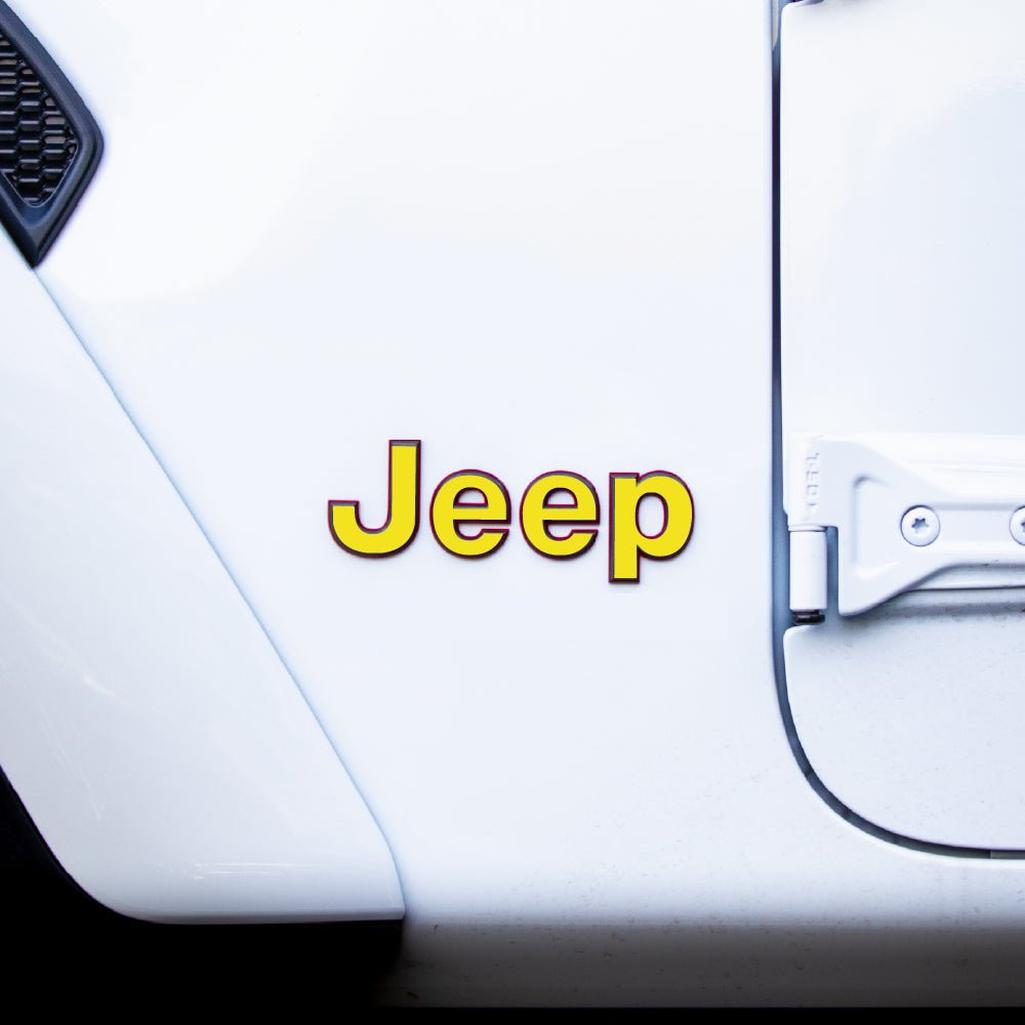 JEEP Gladiator Emblem Overlay Decal Set | Fits 2020+ Jeep Gladiator