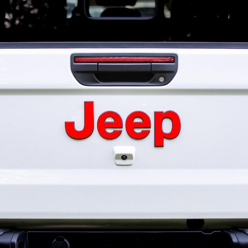 JEEP Gladiator Emblem Overlay Decal Set | Fits 2020+ Jeep Gladiator