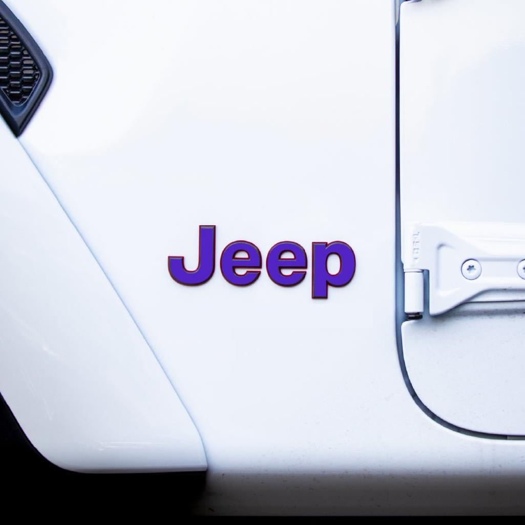 JEEP Gladiator Emblem Overlay Decal Set | Fits 2020+ Jeep Gladiator