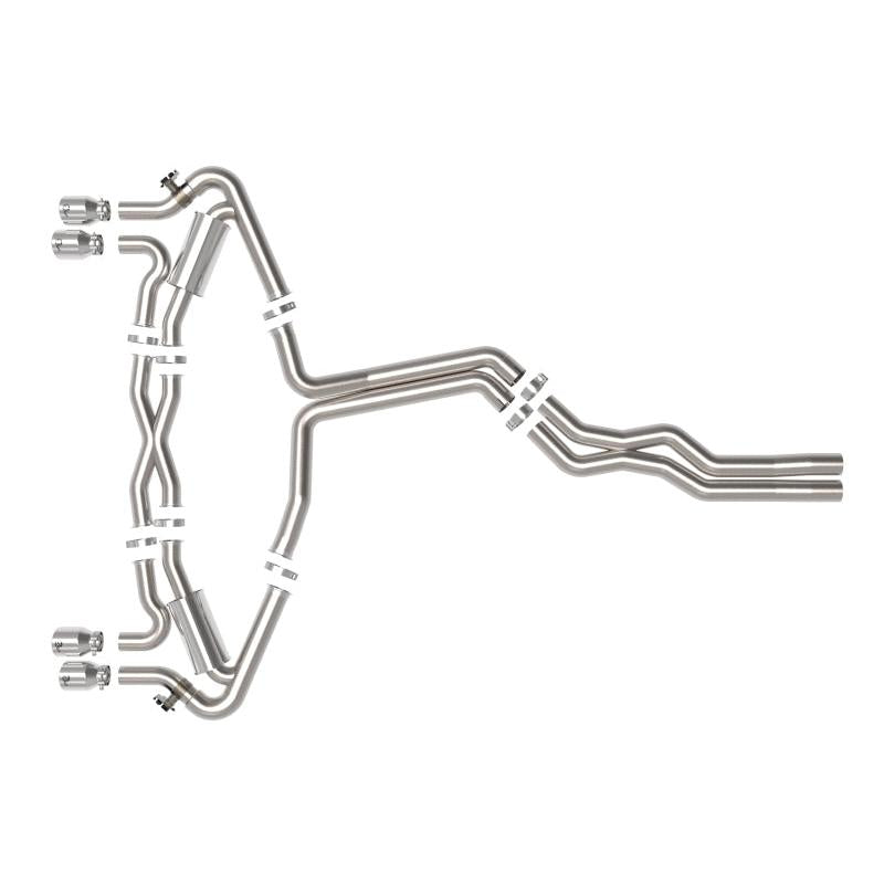 aFe 20-22 Audi RS6 Avant V8 4L(tt) MACH Force-Xp 3in to 2.5in 304 SS Cat-Back Exhaust w/Polished Tip-SR1 Performance