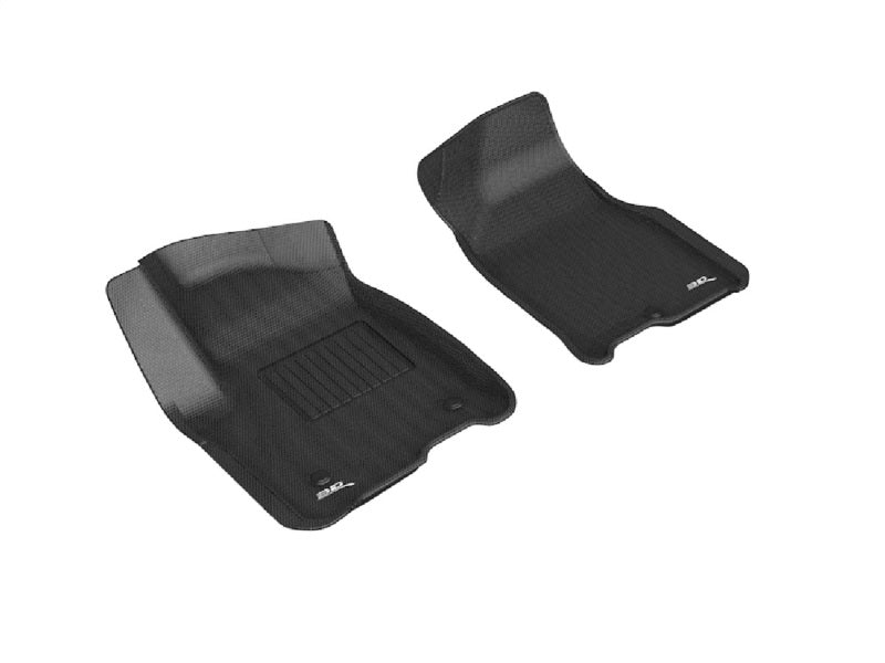 3D Maxpider 2022 Chevrolet Tahoe / Suburban / GMC Yukon / Yukon Xl Kagu 1st Row Floormat - Black-SR1 Performance