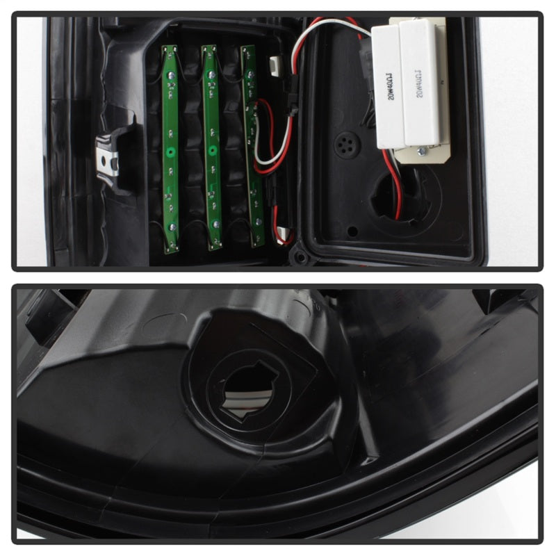 xTune 09-18 Dodge Ram 1500 LED Tail Lights - Black Smoke (ALT-ON-DR09-LBLED-BSM)-SR1 Performance