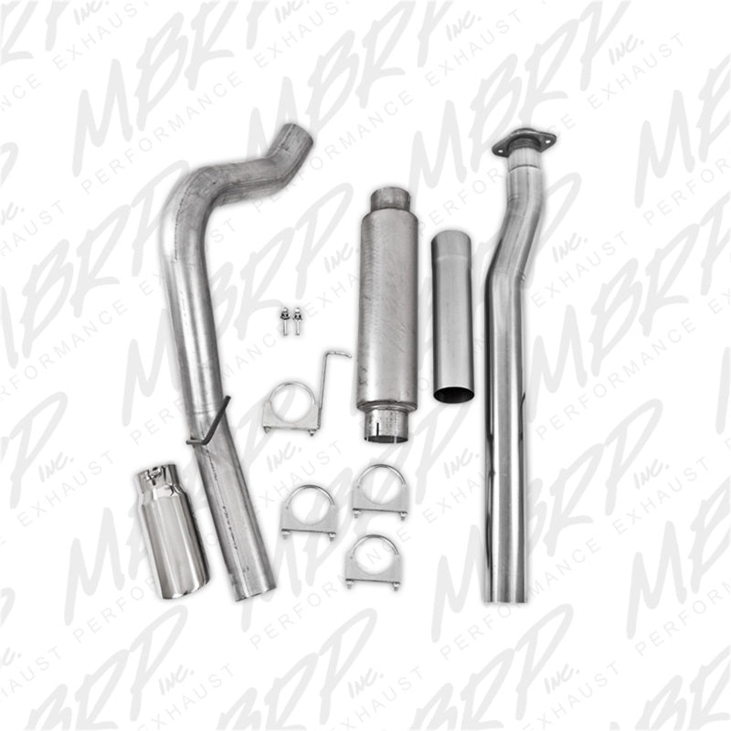 MBRP 11-13 Ford F-150 3.5L V6 EcoBoost 4in Cat Back Single Side Alum Exhaust System-SR1 Performance