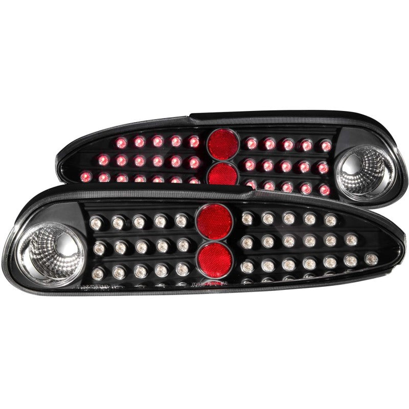 ANZO 1993-2002 Chevrolet Camaro LED Taillights Black-SR1 Performance