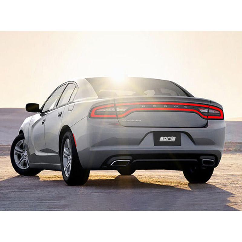 Borla 15-16 Dodge Charger 3.6L V6 S-Type Cat Back Exhaust (Uses Factory Valence)-SR1 Performance