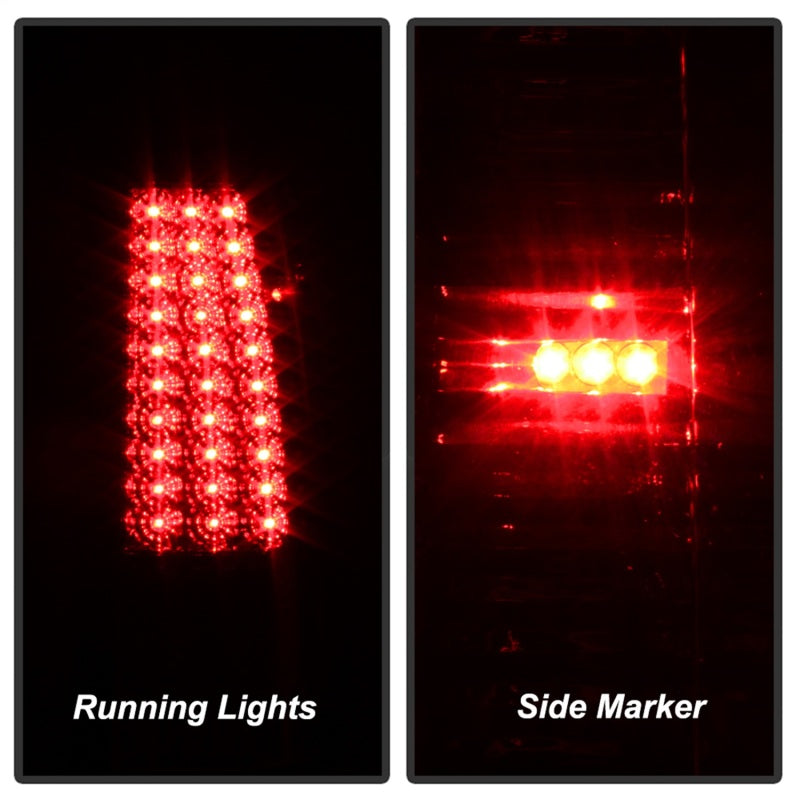 Xtune Chevy Silverado 1500/2500/3500 03-06 LED Tail Lights Red Clear ALT-ON-CS03-LED-RC-SR1 Performance
