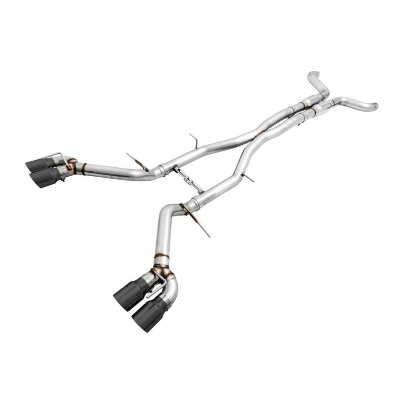 AWE Tuning 16-19 Chevy Camaro SS Resonated Cat-Back Exhaust -Track Edition (Quad Diamond Black Tips)-SR1 Performance