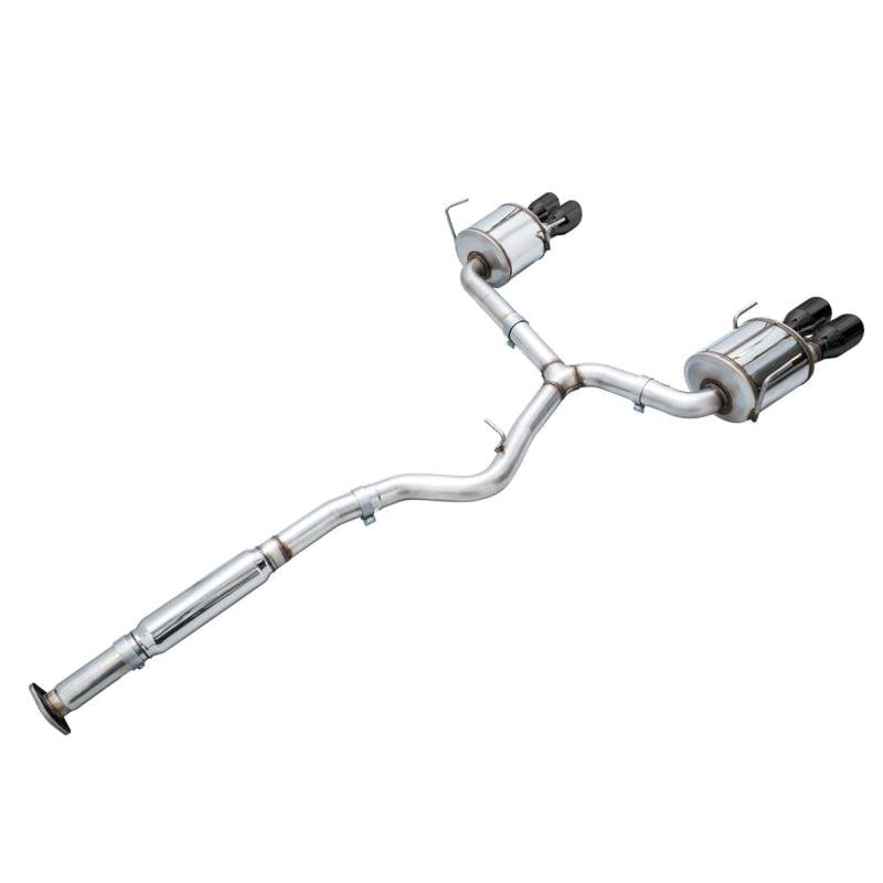 AWE Tuning 2022+ VB Subaru WRX Touring Edition Exhaust - Diamond Black Tips-SR1 Performance