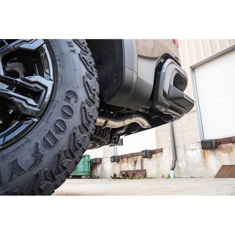 Corsa 2022-2024 Chevrolet Silverado 1500 Cat-Back Dual Rear Exit with Turn Down Tail Pipes-SR1 Performance