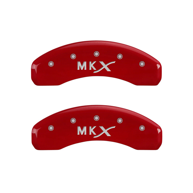 MGP Lincoln MKX 4 Caliper Covers with Engraved Front and Rear - Yellow Powder Coat Finish