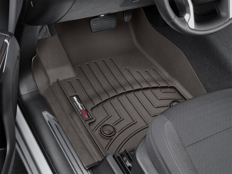 WeatherTech DigitalFit Front FloorLiner for 2019+ Chevrolet Silverado 1500 Crew Cab - Cocoa