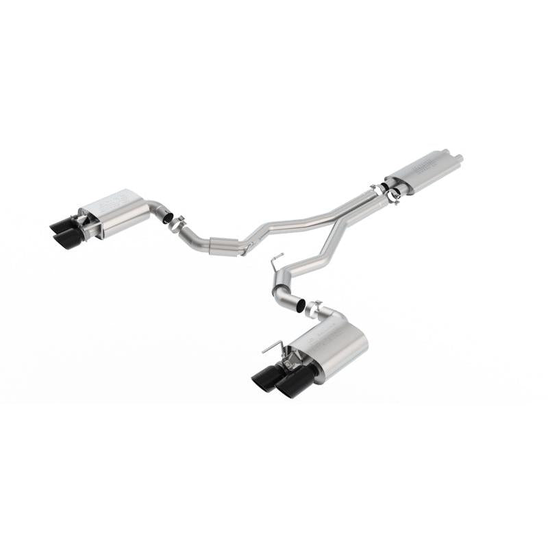 Borla 18-20 Ford Mustang GT 5.0L AT/MT ECE Approved Cat-Back Exhaust w/ Active Valve-SR1 Performance