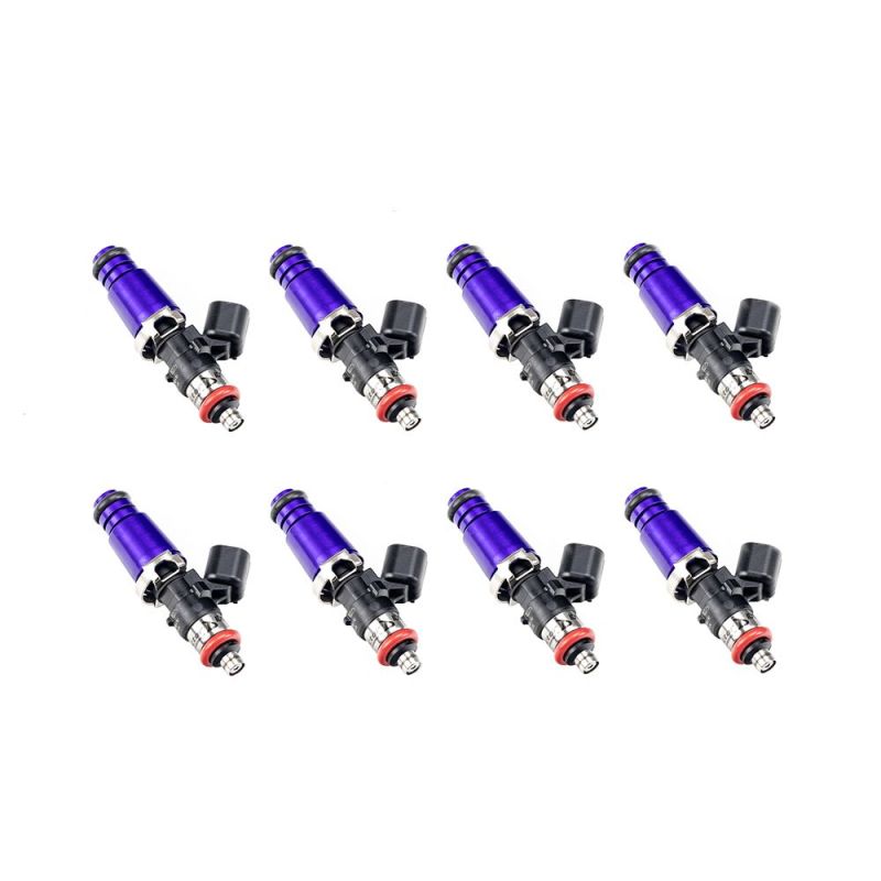 Injector Dynamics 1340cc Injectors - 60mm Length - 14mm Purple Top - 15mm Lower O-Ring (Set of 8)-SR1 Performance