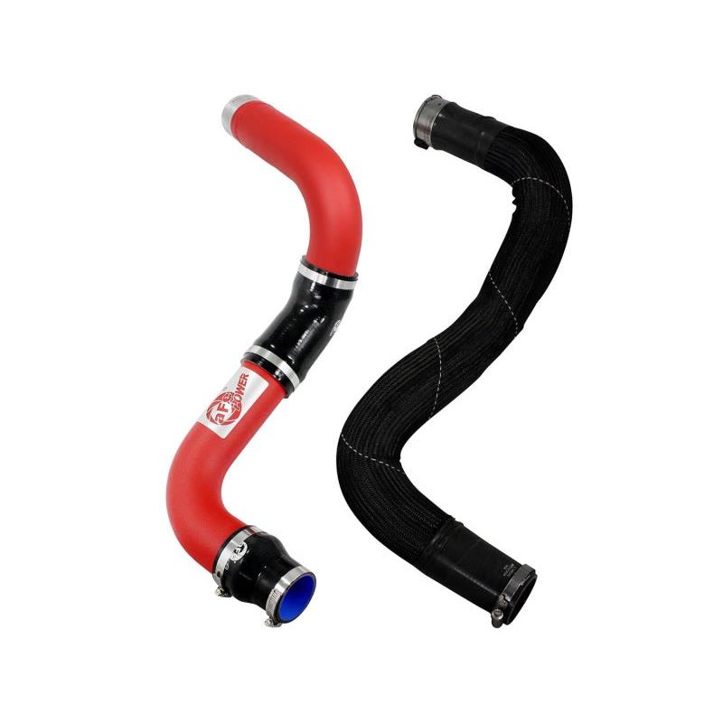 aFe Bladerunner 3in Red Intercooler Cold Side w/ Couplings Ram 1500 EcoDiesel 2014 V6 3.0L-SR1 Performance