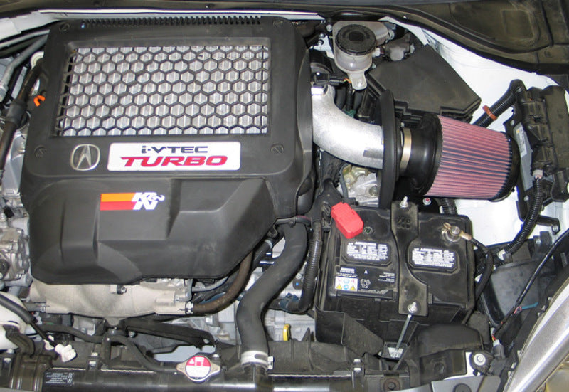 K&N 07-08 Acura RDX L4-2.3L Silver Typhoon Short Ram Intake-SR1 Performance