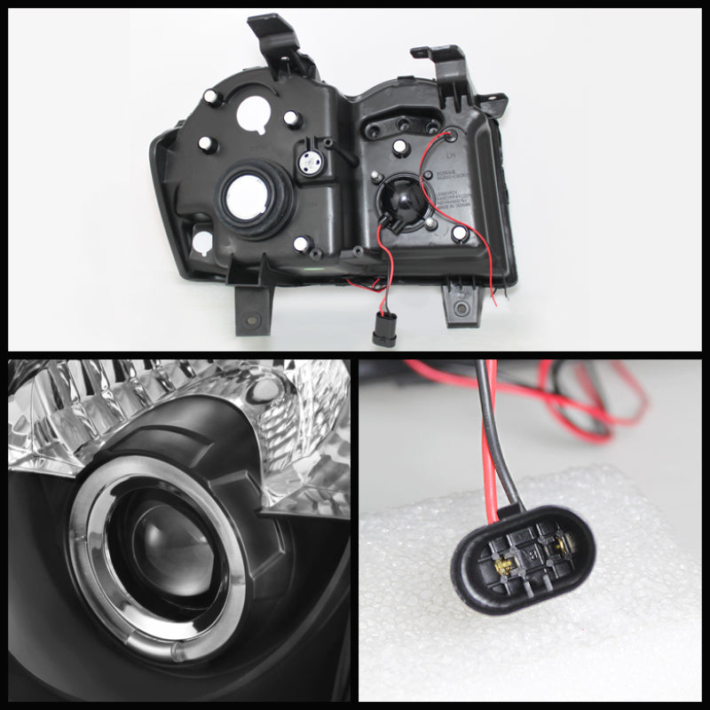 Spyder Jeep Grand Cherokee 08-10 Projector Headlights LED Halo LED Blk Low 9006 PRO-YD-JGC08-HL-BK-SR1 Performance