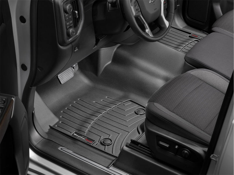 WeatherTech DigitalFit Front FloorLiner for 2019 Chevrolet Silverado 1500 – Black, Part #4414911