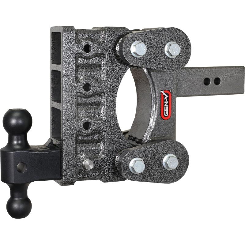 Gen-Y The Boss Torsion-Flex 2.5in Shank 6in Drop 2.4K TW 21K Hitch w/GH-061 Dual-Ball