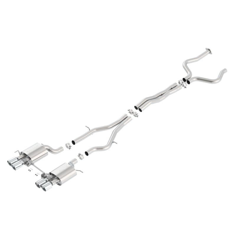 Borla 2016 Cadillac ATS-V 3.6L Twin Turbo Catback Exhaust 4in Tips Dual Split Rear Exit-SR1 Performance