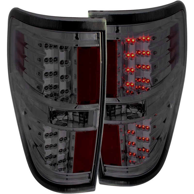 ANZO 2009-2014 Ford F-150 LED Taillights Smoke-SR1 Performance