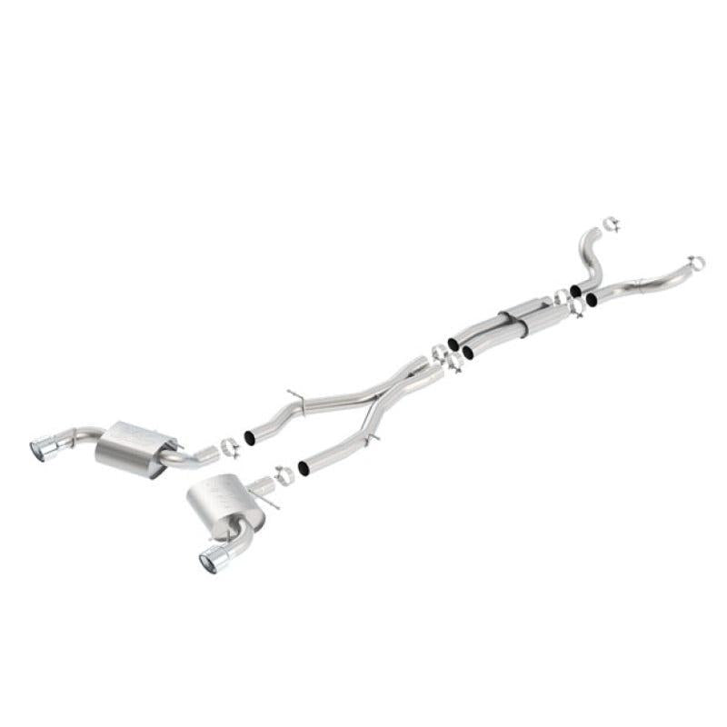 Borla 16-17 Chevy Camaro SS 6.2L ATAK Catback Single Split Rear Exit Exhaust w/Single Tips-SR1 Performance