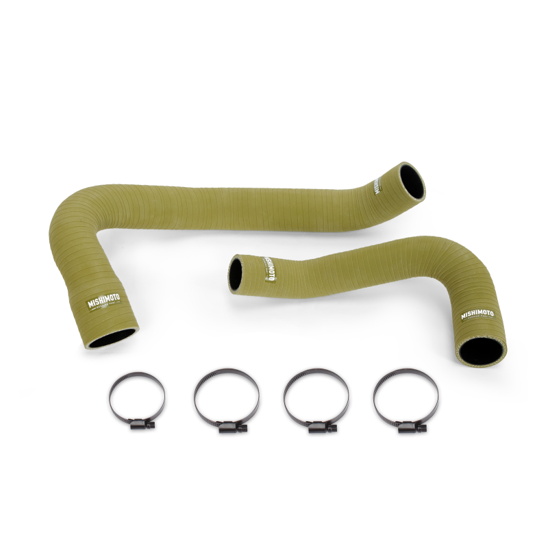 Mishimoto 07-11 Jeep Wrangler 6cyl Silicone Hose Kit Olive Drab-SR1 Performance