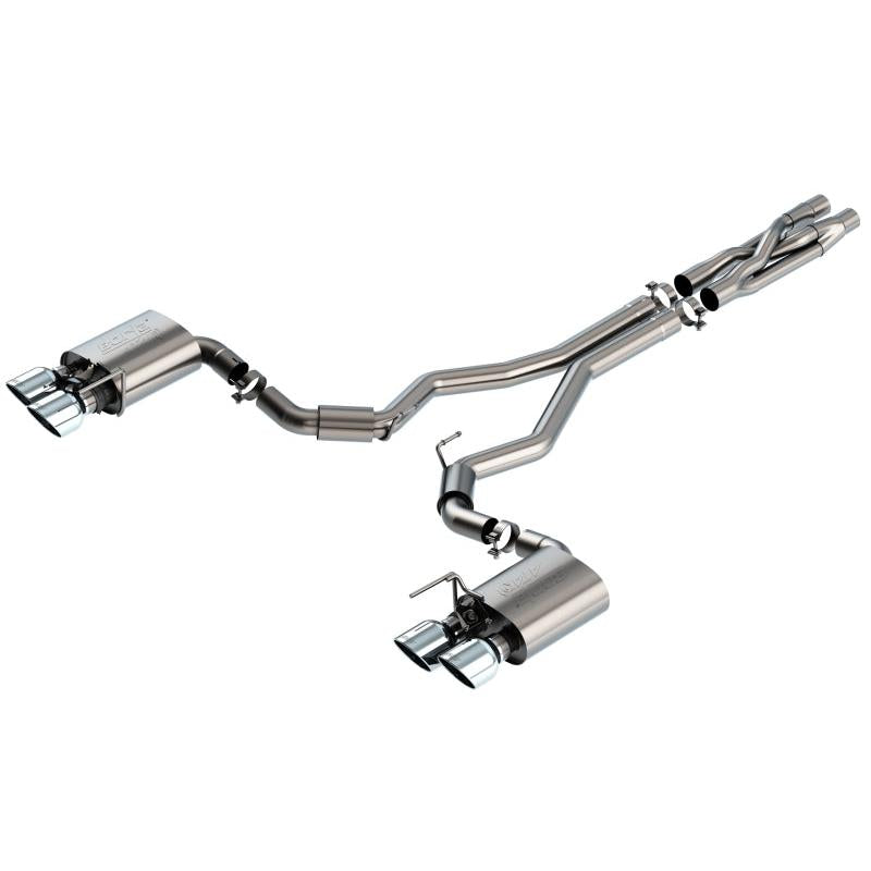 Borla 2020 Ford GT500 5.2L AT 3in ATAK CatBack Exhaust w/ Chrome Tips-SR1 Performance