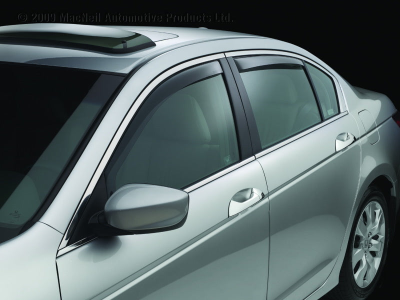 WeatherTech 08-12 Honda Accord Front and Rear Side Window Deflectors - Dark Smoke