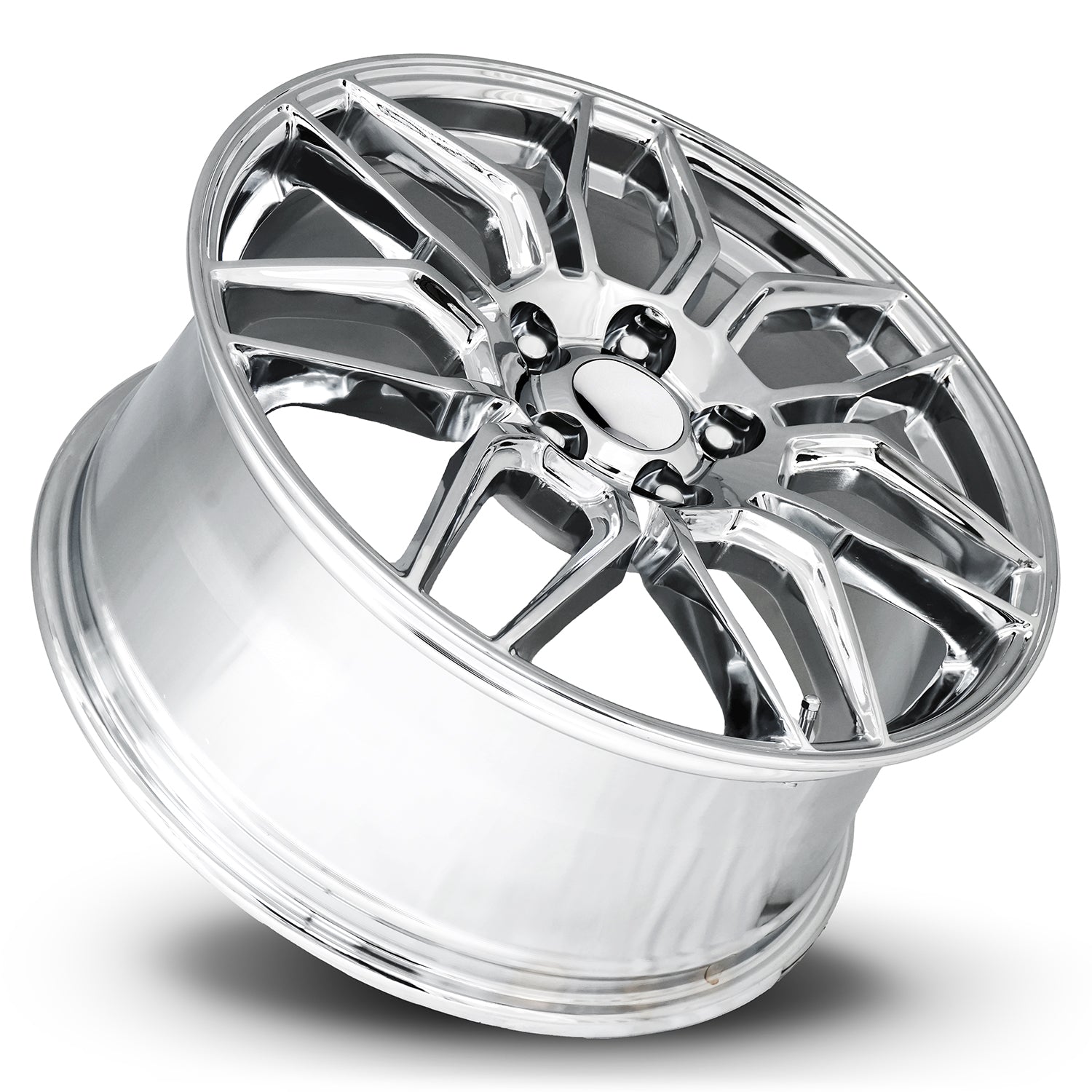 FR 401 – C8 ZO6 CORVETTE REPLICA WHEELS-Chrome 19x8.5 5x4.75 + 56 HB 70.3