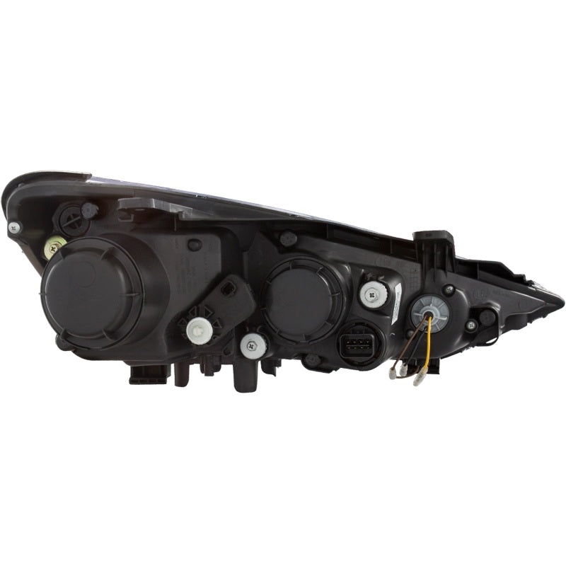 ANZO 2013-2015 Hyundai Genesis Projector Headlights w/ Plank Style Design Black (HID Compatible)-SR1 Performance