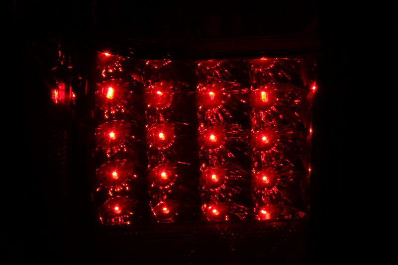 ANZO 2001-2002 Toyota 4 Runner LED Taillights Red/Clear-SR1 Performance
