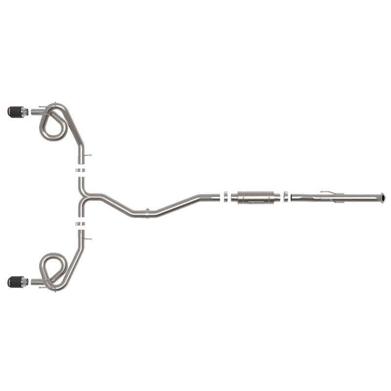 aFe 22-23 Honda Civic Si L4 1.5L (t) Takeda 2.5in to 3in 304 SS Cat-Back Exhaust w/Carbon Fiber Tips-SR1 Performance