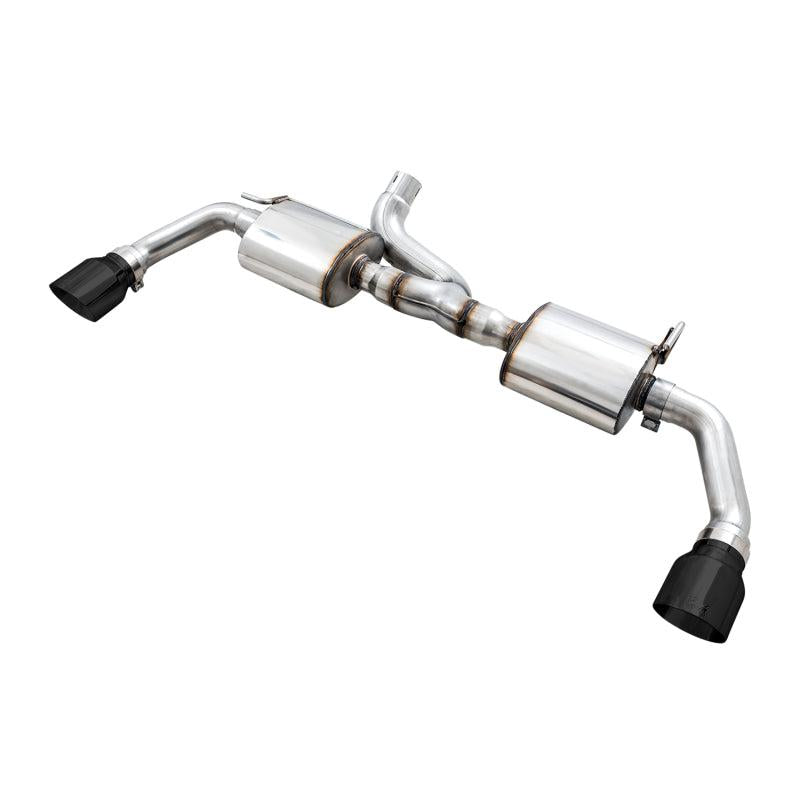 AWE Tuning 07-18 Jeep Wrangler JK/JKU 3.6L Tread Edition Axle-Back Dual Exhaust - Diamond Black Tips-SR1 Performance