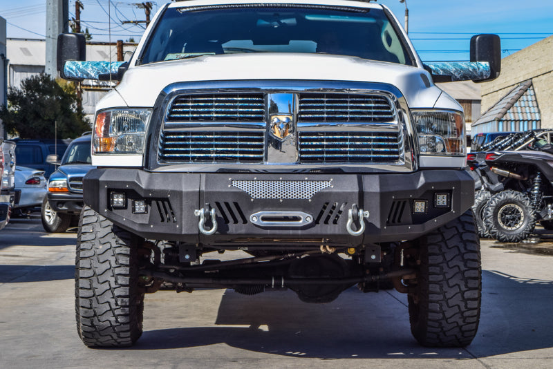DV8 Offroad Front Bumper for 2010-2018 Ram 2500 – Modular Steel Construction with LED Light Mounts
