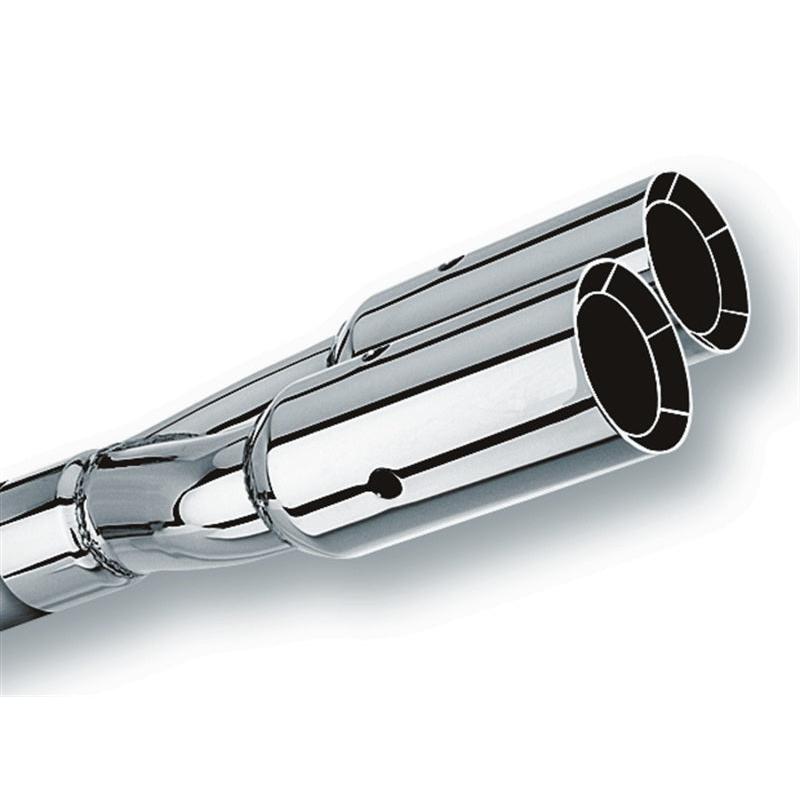 Borla Universal Polished Tip Dual Round Intercooled (inlet 2 1/2in. Outlet 3in) *NO Returns*-SR1 Performance