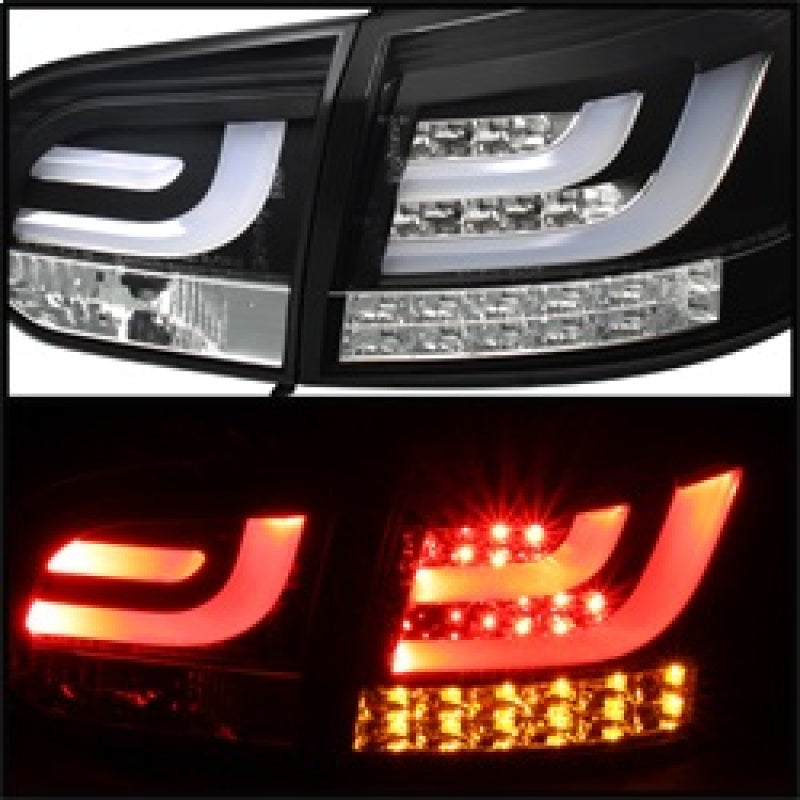 Spyder Volkswagen Golf/GTI 10-13 G2 Type With Light Bar LED Tail Lights Black ALT-YD-VG10-LED-G2-BK-SR1 Performance