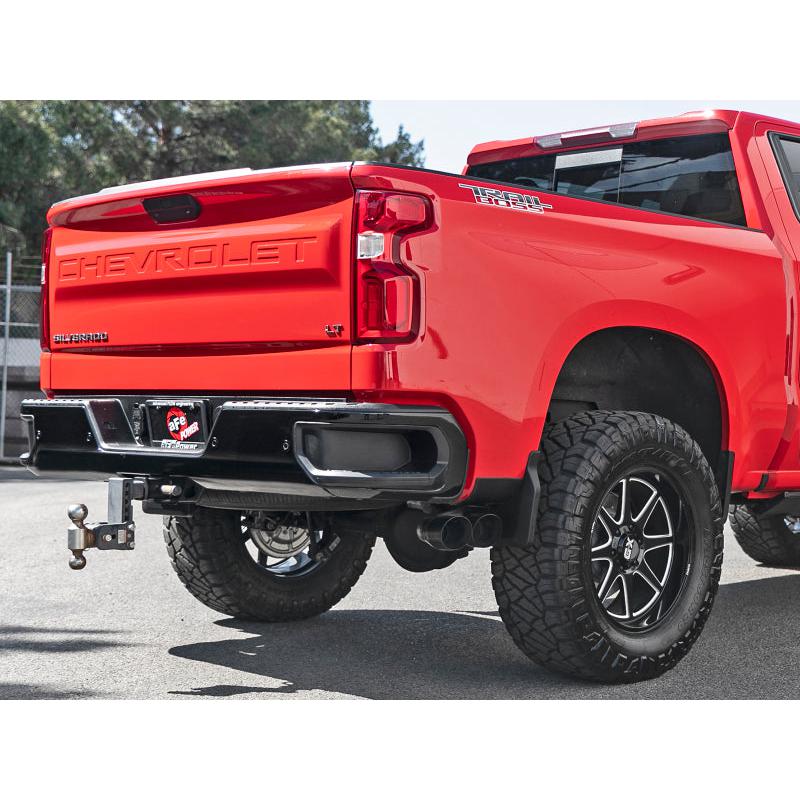 aFe Vulcan Series 3in 304SS Exhaust Cat-Back w/Blk Tip 2019 GM Silverado/Sierra 1500 V6-4.3L/V8-5.3L-SR1 Performance