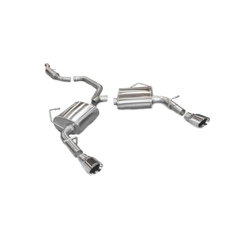 Corsa 2011-2014 Chrysler 200/Dodge Avenger V6 Polished Sport Cat-Back Exhaust-SR1 Performance