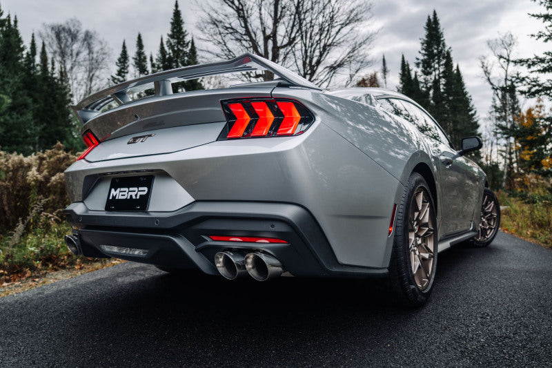MBRP 2024+ Ford Mustang GT Armor Pro 3in Steet Profile Catback Exhaust - Stainless Steel Tips-SR1 Performance