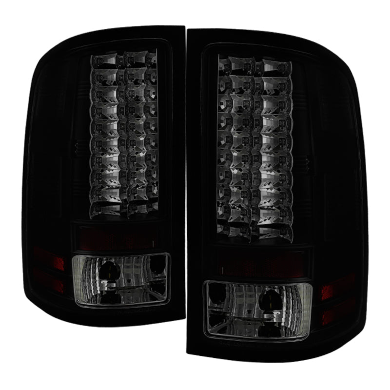 Spyder GMC Sierra 07-13 (Not 3500 Dually 4 Rear Wheels)LED Tail Lights Blk Smke ALT-YD-GS07-LED-BSM-SR1 Performance