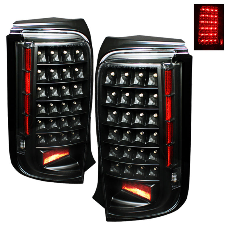 Xtune Scion Xb 08-10 LED Tail Lights Black ALT-ON-TSXB08-LED-BK-SR1 Performance