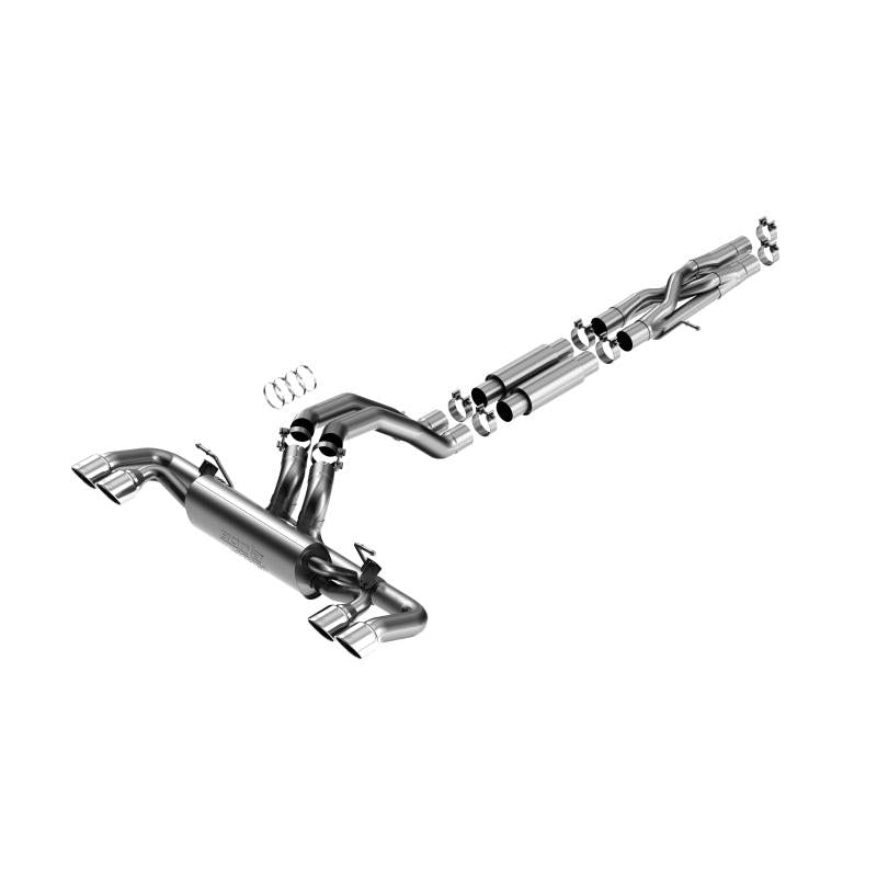 Borla 21-22 Jeep Wrangler Rubicon 392 6.4L V8 AT 4WD 4DR ATAK Cat-Back Exhaust (Stainless)-SR1 Performance