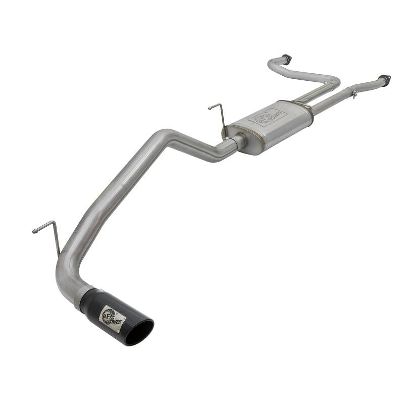 aFe MACHForce XP 2.5in Cat-Back Exhaust System w/ Black Tip Nissan Frontier 17-19 V8-5.6L-SR1 Performance