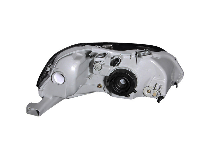 ANZO 1999-2000 Honda Civic Crystal Headlights Black-SR1 Performance
