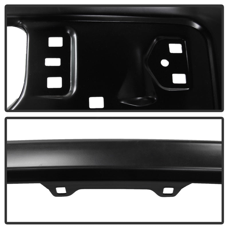 Spyder Ford F150 09-14 w/Fog Light Hole Front Bumper - Black (OEM # 9L3Z17757DPTM)-SR1 Performance