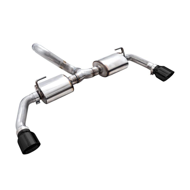 AWE Tuning 07-18 Jeep Wrangler JK/JKU 3.6L Tread Edition Axle-Back Dual Exhaust - Diamond Black Tips-SR1 Performance