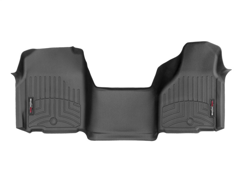 WeatherTech FloorLiner DigitalFit for 2012+ Dodge Ram 1500/2500/3500 – Front, Black, Over The Hump, Part #449831V