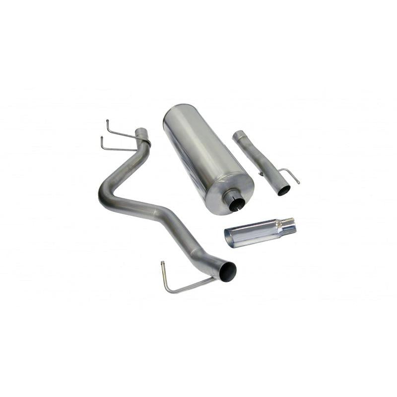 Corsa 2006-2007 -07 Dodge Ram Quad Cab/Short Bed 1500 4.7L V8 Polished Sport Cat-Back Exhaust-SR1 Performance