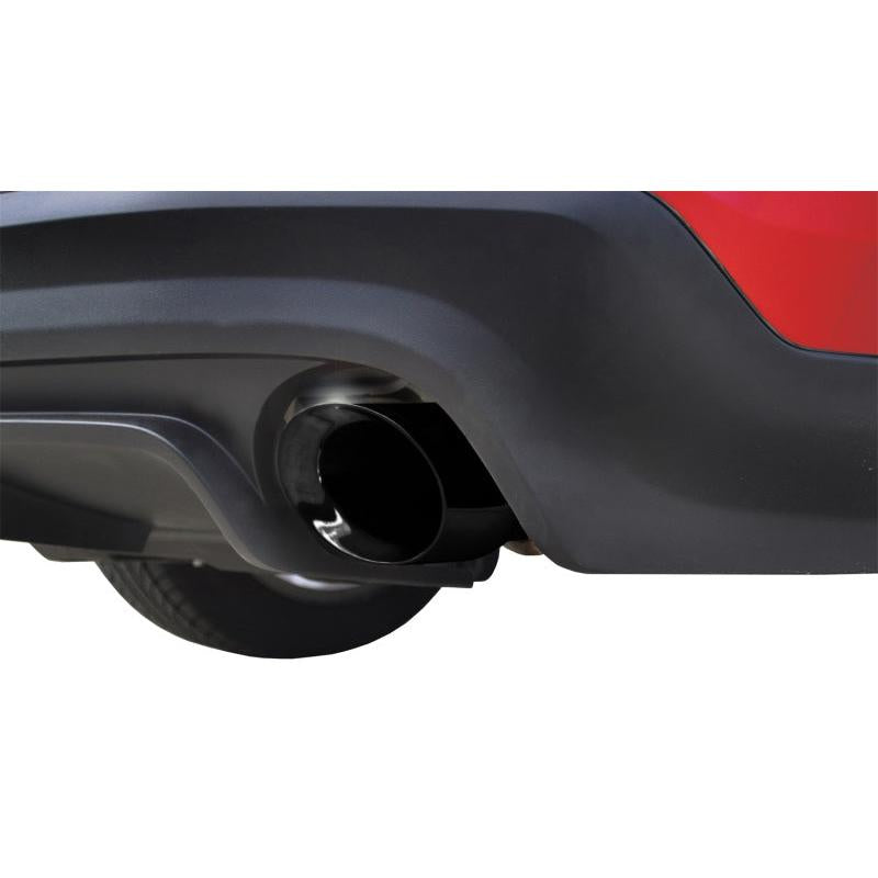 Corsa 2011-2014 Ford Mustang 3.7L V6 Black Sport Axle-Back Dual Rear Exhaust-SR1 Performance