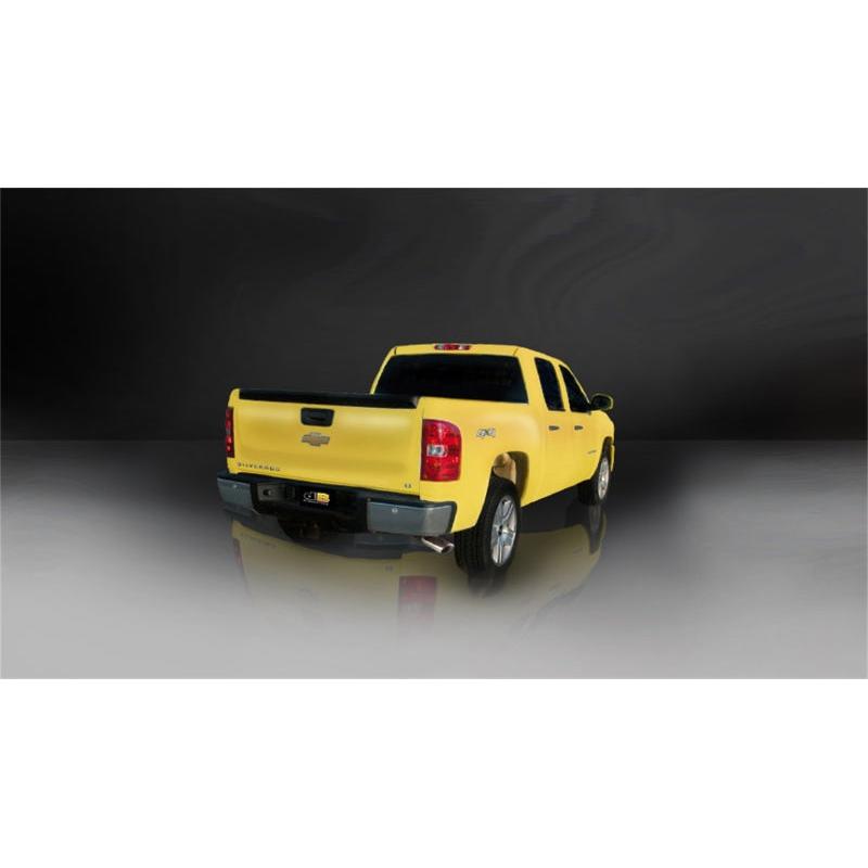 Corsa 2005-2006 Chevrolet Silverado Crew Cab/Short Bed 1500 6.0L V8 Polished Sport Cat-Back Exhaust-SR1 Performance